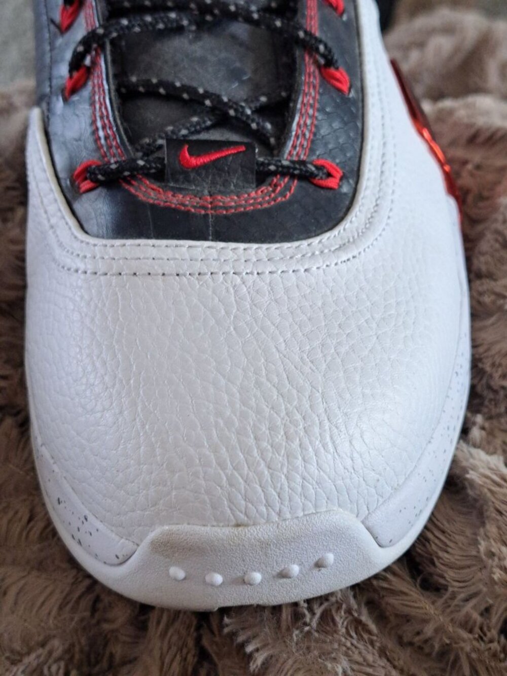 Nike Air Scottie Pippen 6 Men's 12.5 White/Black/Red Basketball Shoes - Picture 12 of 16